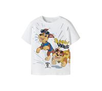 NAME IT T-Shirt 'NMMMACAS PAW' beige / marron / jaune d'or / blanc, Taille 104