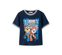NAME IT T-Shirt 'Paw Patrol' bleu / bleu marine / marron / blanc, Taille 104