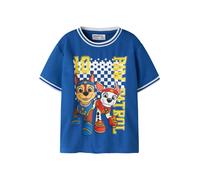 NAME IT T-Shirt 'Paw Patrol' bleu / marron / jaune / blanc, Taille 104
