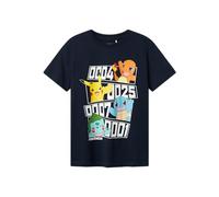 Name IT T-Shirt Pokémon pour garçon, Dark Sapphire, 146-152