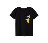 Name IT T-Shirt Pokémon pour garçon, Noir, 122-128