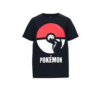 Name IT T-Shirt pour garçon Nkmnabel Pokemon SS Top Noos Bfu, Noir, 122-128 cm