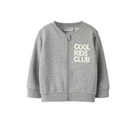 NAME IT Veste de survêtement 'NMMNEIL' gris chiné / noir / blanc, Taille 92