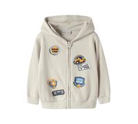 NAME IT Veste de survêtement 'NMMVoltinus' bleu foncé / gris clair / orange / blanc, Taille 122-128