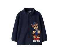 NAME IT Veste en polaire 'Paw Patrol' bleu nuit / bleu foncé / rouge / blanc, Taille 92
