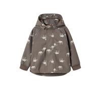 NAME IT Veste fonctionnelle 'Alfa08' moka / kaki / vert pastel, Taille 110