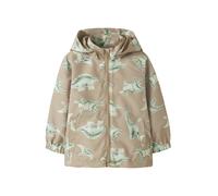 NAME IT Veste mi-saison 'NMMMax' beige foncé / sapin / vert pastel, Taille 98
