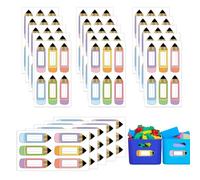 Name Tags 120-Piece 9x3cm Reusable Adhesive | Stick on Name Tags Party Sticker for School Kindergarten Daycare Office Party Conference Event