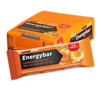 NAMEDSPORT> EnergyBar, Barre énergétique au goût d'abricot savoureux, à base de glucides, avec du riz soufflé et de vrais fruits, Brand of Italy, Boîte de 12 unités