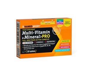 NAMED SPORT Multi-Vitamins & Minerals Pro 30 Comprimés Complément Alimentaire