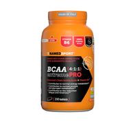 NAMEDSPORT> BCAA 4:1:1 ExtremePro, Supplément à base d’Acides Aminés Ramifiés, Vitamine B6, Réduit la Fatigue, Stimule la Synthèse Protéique, Idéal en Sport Endurance, Brand Of of Italy, 210 Comprimés