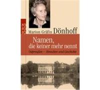 Namen, die keiner mehr nennt Dönhoff, Marion Gräfin (Auteur)