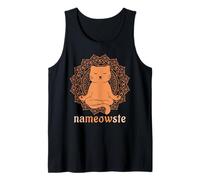Nameowste Mandala, Pose de Chat Zen Méditation Mignon Drôle Débardeur