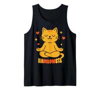Nameowste Pose de méditation Zen pour Les Amoureux des Chats Mignon et drôle Débardeur
