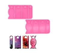 Nameplate Moule en silicone pour couvercle de tasse et plaque nominative pour résine époxy d'eau de 1,2 l