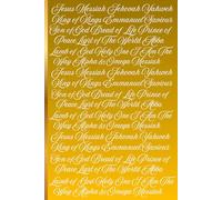 Names of Jesus Notebook: A Spiritual Notebook for Writing, Worship, and Keeping Jesus at the Center of Your Life | Size 6x9 inch