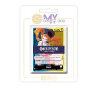 Nami 041 Leader & Toutes Les Cartes C/UC/R Jaunes - Myboost X One Piece 11 - des poings vifs comme l'éclair - Coffret de 18 Cartes One Piece Françaises