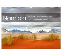 Namibia: Ein Traum von sanftem Licht und unendlicher Weite (Wandkalender 2026 DIN A2 quer), CALVENDO Monatskalender: Eine vom Licht durchdrungene ... magische Orte und malerischte Landschaften.