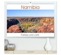 Namibia - Farben und Licht (hochwertiger Premium Wandkalender 2026 DIN A2 quer), Kunstdruck in Hochglanz: Die ganze Farbenpracht Namibias