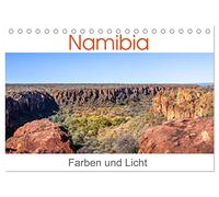 Namibia - Farben und Licht (Tischkalender 2026 DIN A5 quer), CALVENDO Monatskalender: Die ganze Farbenpracht Namibias