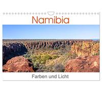 Namibia - Farben und Licht (Wandkalender 2026 DIN A4 quer), CALVENDO Monatskalender: Die ganze Farbenpracht Namibias