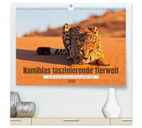 Namibias faszinierende Tierwelt (hochwertiger Premium Wandkalender 2026 DIN A2 quer), Kunstdruck in Hochglanz: Lassen Sie sich von der einzigartigen Tierwelt Namibias faszinieren.