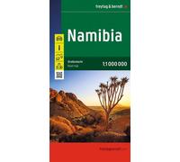Freytag & Berndt – Carte routière Namibie – Échelle 1:1 000 000 – Trilingue – Broché