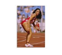 NAMNNE Peintures Sur Toile 60 * 90cm Senza Cornice Florence Griffith Joyner American Sportswoman Poster Regali Wall Art Picture