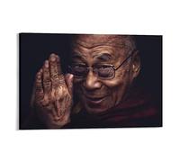 NAMNNE Toile Oeuvre Peinture 60 * 80cm Senza Cornice Dalai Lama foto foto poster ispiratore citazioni motivazionali 1 foto appesa idea regalo Decor casa opere d'arte