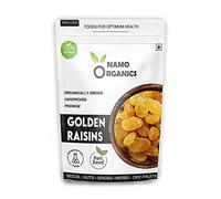 Namo Organics - Premium Golden Raisins (Kishmish/kismis) - 500 Gm - Natural & Organic Dry Fruits