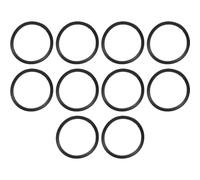 NAMOARLY 10 Pièces Joint D’étanchéité Conique en Caoutchouc pour Évier | Noir, Surface Lisse, Résiste à Chaleur Froid, pour Tuyaux Métalliques et Vidange D’évier