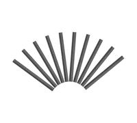 NAMOARLY 10 Pièces Lot de Tiges Électrodes Graphite Conductrices pour Expériences Physiques Barres Cylindriques Polyvalentes pour Centres de Recherche et Écoles