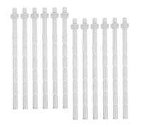 NAMOARLY 12 pièces Kit Tiges Bouton Poussoir Chasse Eau Wc Rallonge Remplacement Facile pour Réservoir Toilette Accessoires Robustes pour Réparation Sanitaires