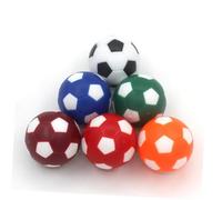 NAMOARLY 12Pièces Mini Ballons de Football de Table Accessoires de Remplacement pour Foot Vert Orange Noir Sombre