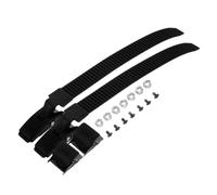 NAMOARLY 2 Ensembles Sangle de Fixation en Nylon Noire Boucle Rapide pour Patins à roulettes et Speed Skates, Compatible Large, pour Activités Familiales de Patinage et Rénovation