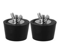 NAMOARLY 2 pièces Bouchons Hivernage pour Piscine PVC Robuste avec Tiges Acier Inoxydable Bouchons de Vidange Durables pour Piscine Protection Antigel des Canalisations