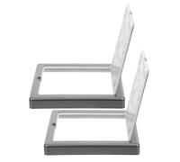 NAMOARLY 2 Pièces Couvercle de Protection pour Prise Électrique 86 en Plastique Ultrafin Mécanisme à Clapet Étanche, Installation Facile pour Bureau et Jardin