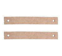 NAMOARLY 2 Pièces Plaquettes de Frein en Cuir de Vache Résistantes pour Vélo D'appartement Installation Rapide, Accessoires pour Amateurs de Fitness