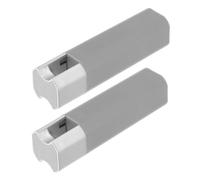 NAMOARLY 2 Pièces Poignée de Store à Corde Poids de Corde pour Stores Verticaux Accessoires de Poignée de Rideau Résistante et Facile à Installer Gris Argenté