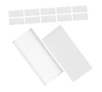 NAMOARLY 20 pièces Porte Étiquettes de Rayonnage Transparent PVC Support Affichage Courbé pour Cartes de Prix Clips Réglables pour Étiquettes Magasins Supermarchés et Bureaux