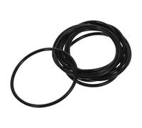 NAMOARLY 25 Pièces Bracelet Élastique Femme en Silicone Noir 3mm | Souple et Confortable, Usage Quotidien ou Fête, Peut Servir Lien Cheveux, Look Années 80