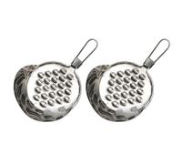 NAMOARLY 2pcs Rabot à Gelée en Acier Inoxydable, Outil Portable et Gain de Place Cuisine, pour Gratter la Gelée et Préparer des Desserts Frais