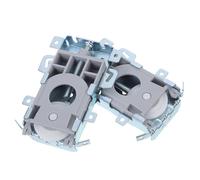 NAMOARLY 2pcs Rouleau Coulissant de Porte en Acier Inoxydable Mouvement Ultra Silencieux Compatibilité Adapté pour Portes de Placard de Grange en Milieux Commerciaux