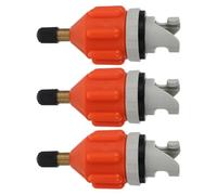NAMOARLY 3 Pièces Adaptateur de Valve D’air pour Kayak, Pompe Électrique | Caoutchouc et Cuivre, Étanchéité, Compact, Plusieurs Buses D’adaptation pour Activités Outdoor