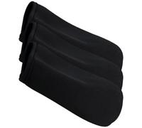 NAMOARLY 3 Pièces Manchon d'Ombrage pour Pot Housse pour Bocal de Germination en Tissu Noir, Protège-Bocal pour Vases et Jars, Style Minimaliste