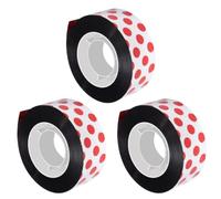 NAMOARLY 3 Pièces Ruban Épouvantail Pet Rouge, 3 Rouleaux, Très Réfléchissant, Chasse-Oiseaux, pour Jardin et Verger, pour Jardiniers et Agriculteurs