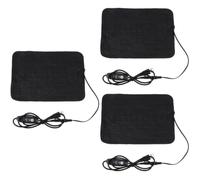 NAMOARLY 3 Pièces Tapis Chauffant USB Réducteur de Bulles | PU Lisse, Trois Niveaux de Température, Câble 1,1m, 5 V 2 A pour Moules et Atelier