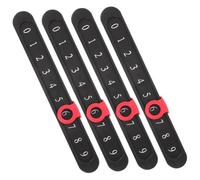 NAMOARLY 4 pièces Compteur de Score pour Football de Table Marqueurs Polyvalents Plastique Accessoires Pratiques pour Jeu de Football Multijeux Couleur Aléatoire Couleur Aléatoire