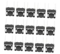 NAMOARLY 5 Pcs Interrupteur Tactile Momentané 6X6X4.3/5/7Mm Bouton-Poussoir pour Circuit Imprimé Micro Switch Solide pour Platine d'Expérimentation