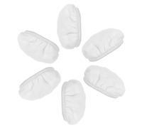 NAMOARLY 6 Pièces Coussinets Vapeur pour Défroisseur en Microfibre Blanc, Lavables et Réutilisables, Haute Durabilité et Nettoyage en Profondeur pour Nettoyage Domestique